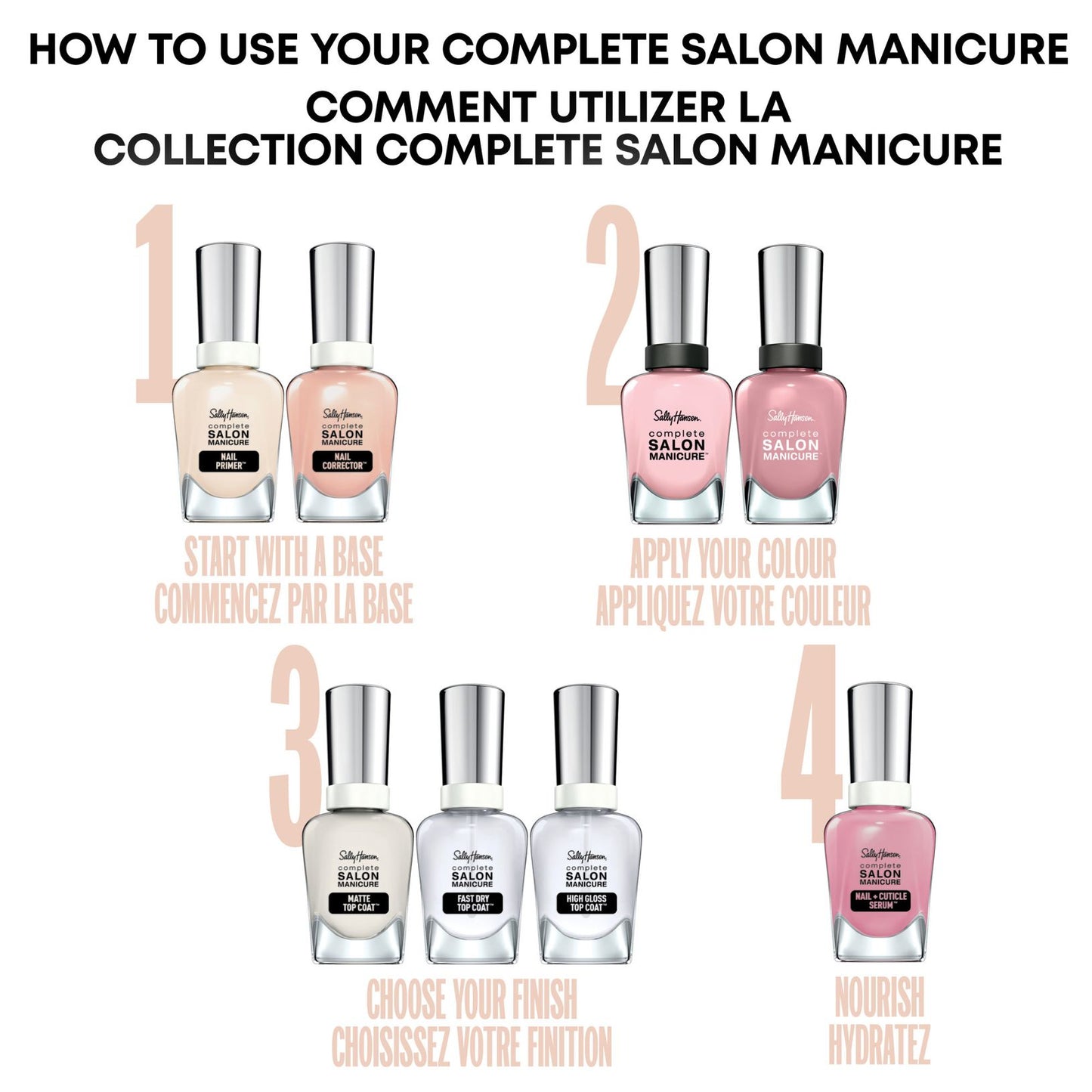 Sally Hansen Complete Salon Manicure Nail Polish #411 Wine Not 0.5 Oz
