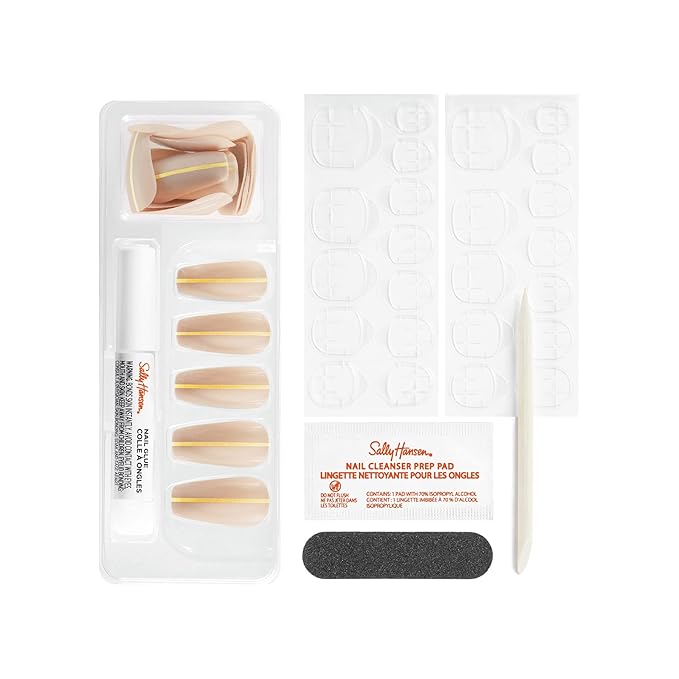 Sally Hansen Perfect Manicure Press On Nails - CO331 Meet Me In The Metal
