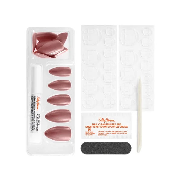 Sally Hansen Perfect Manicure Press On Nails - AL201 Rose & Shine