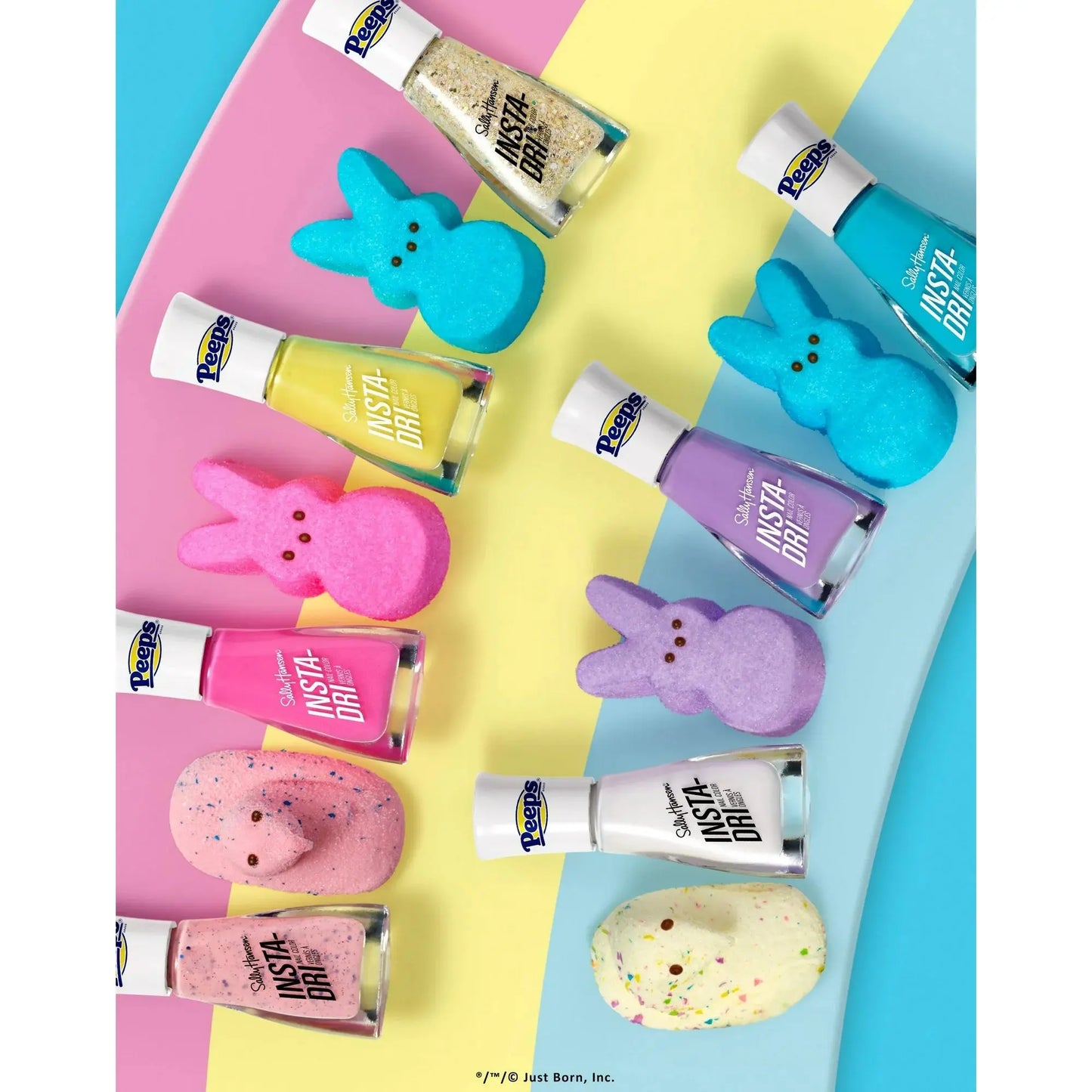 Sally Hansen Insta-Dri Nail Polish #723 PEEPS Marshmallow 0.31 oz Sally Hansen