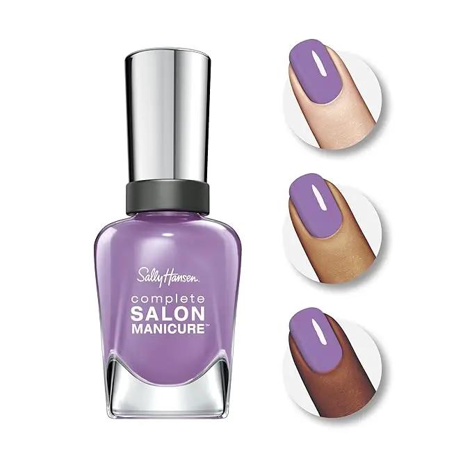 Sally Hansen Complete Salon Manicure Nail Polish #373 Grape Gatsby 0.5 Oz Sally Hansen