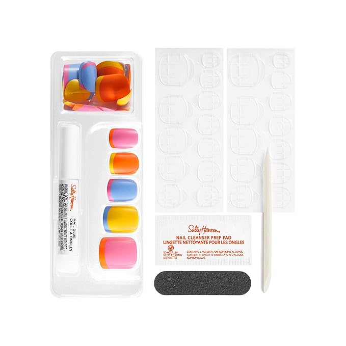 Sally Hansen Perfect Manicure Press On Nails - SQ031 Block Party
