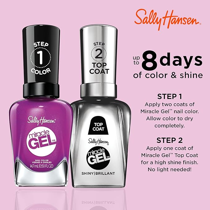 Sally Hansen Miracle Gel Nail Polish #891 The Storian 0.5 FL Oz