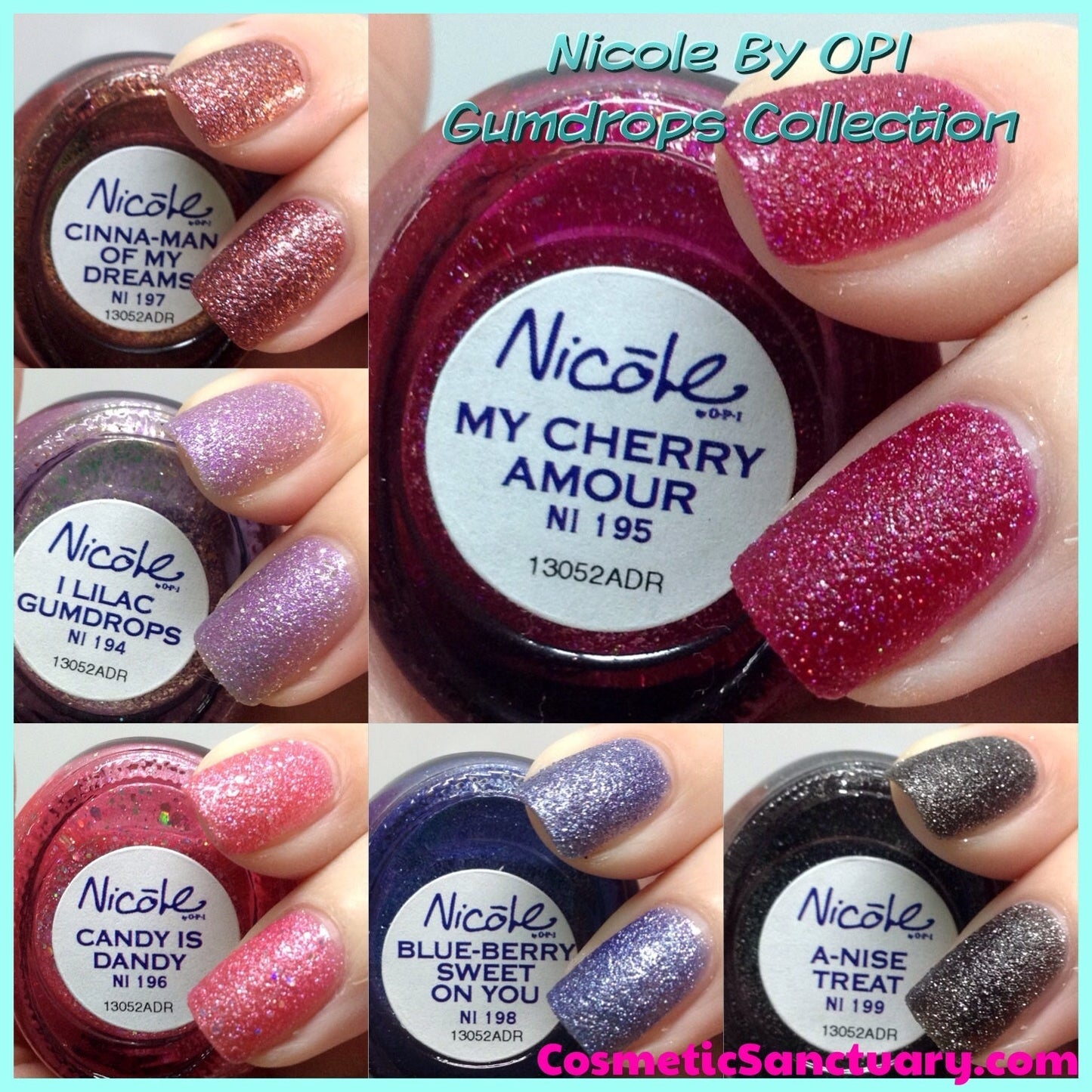 Blue-Berry Sweet On You ~ Nicole By OPI Nail Polish Gumdrops Collection OPI