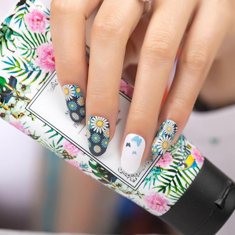 Candied Nails Nail Polish Stickers - Daisy's and Butterflies