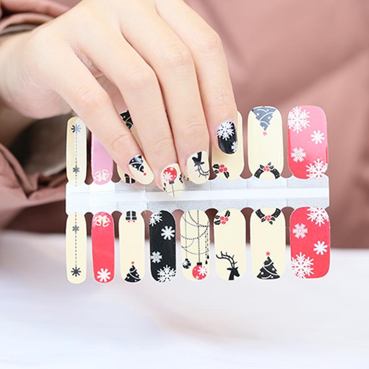 Candied Nails Nail Polish Stickers - Christmas Ornaments