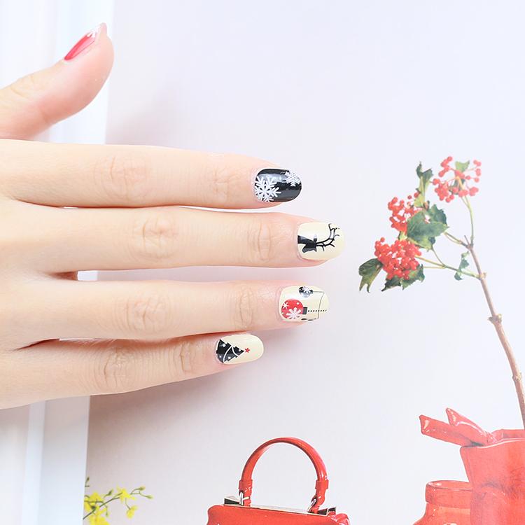 Candied Nails Nail Polish Stickers - Christmas Ornaments