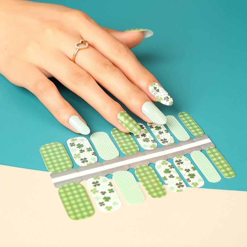 Candied Nails Nail Polish Stickers - Irish Luck