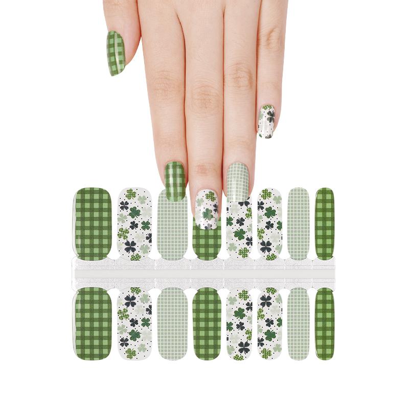 Candied Nails Nail Polish Stickers - Irish Luck