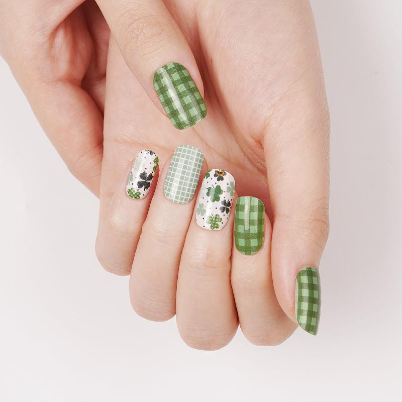 Candied Nails Nail Polish Stickers - Irish Luck