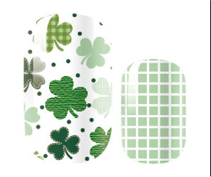 Candied Nails Nail Polish Stickers - Irish Luck