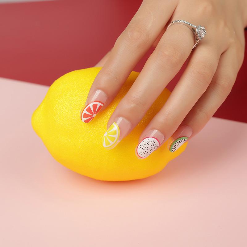 Candied Nails Nail Polish Stickers - Kiwi Dragon