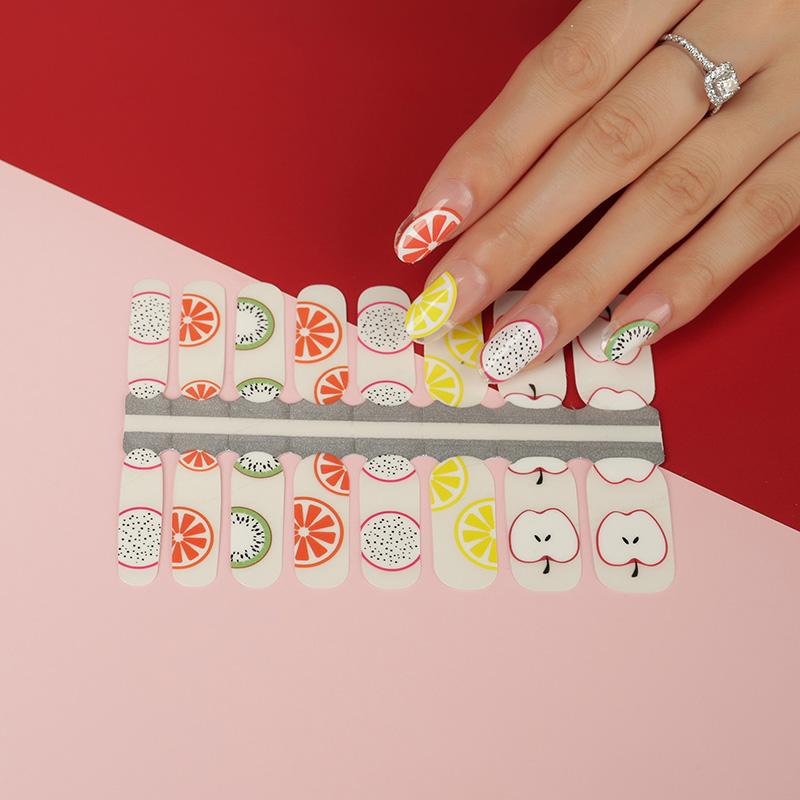 Candied Nails Nail Polish Stickers - Kiwi Dragon