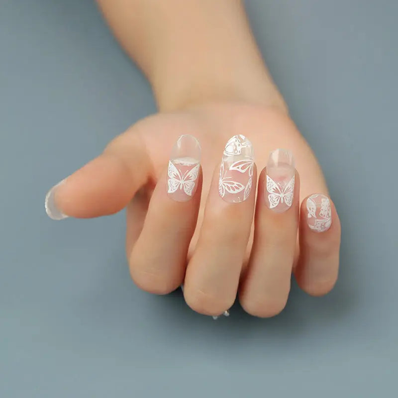 Candied Nails Nail Polish Stickers - Butterflies