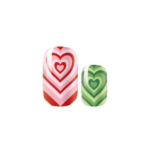 Candied Nails Nail Polish Stickers - Candy Valentine