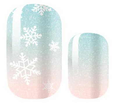Candied Nails Nail Polish Stickers - Winter Snowflakes