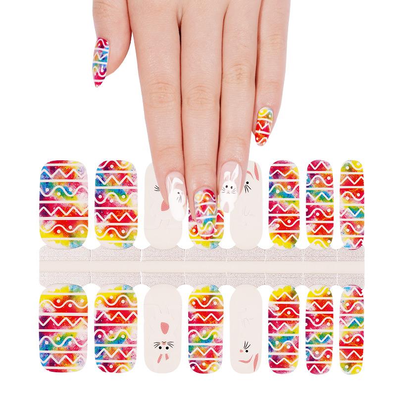 Candied Nails Nail Polish Stickers - Easter Eggs & Bunny