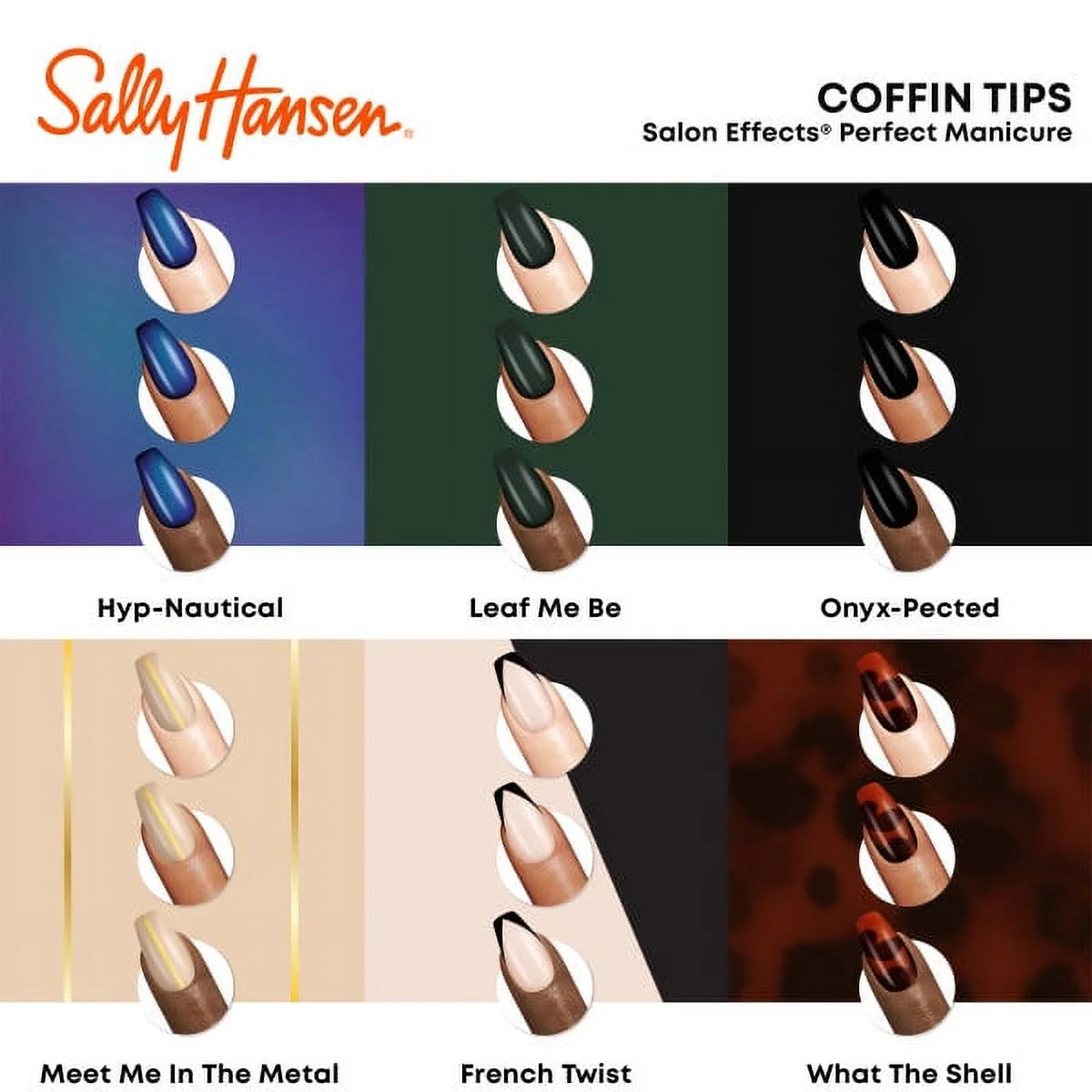 Sally Hansen Perfect Manicure Press On Nails - CO341 French Twist