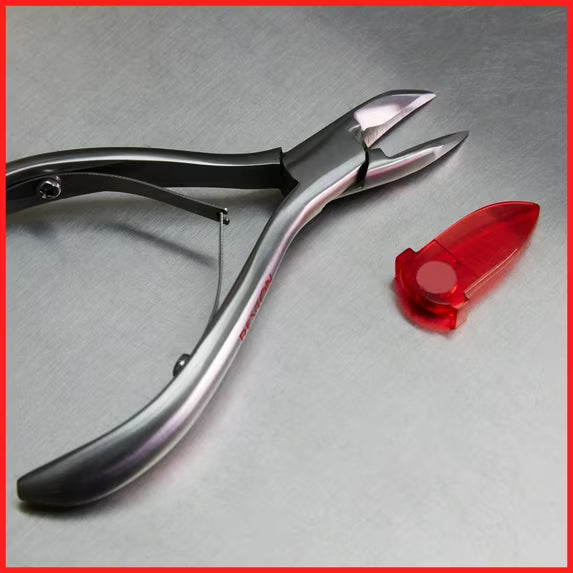 evlon No-Ricochet Cuticle Nail Nipper and Hangnail Remover, Ultra Sharp Non-Corrosion Stainless Steel Personal Grooming Tool with Strong Blades