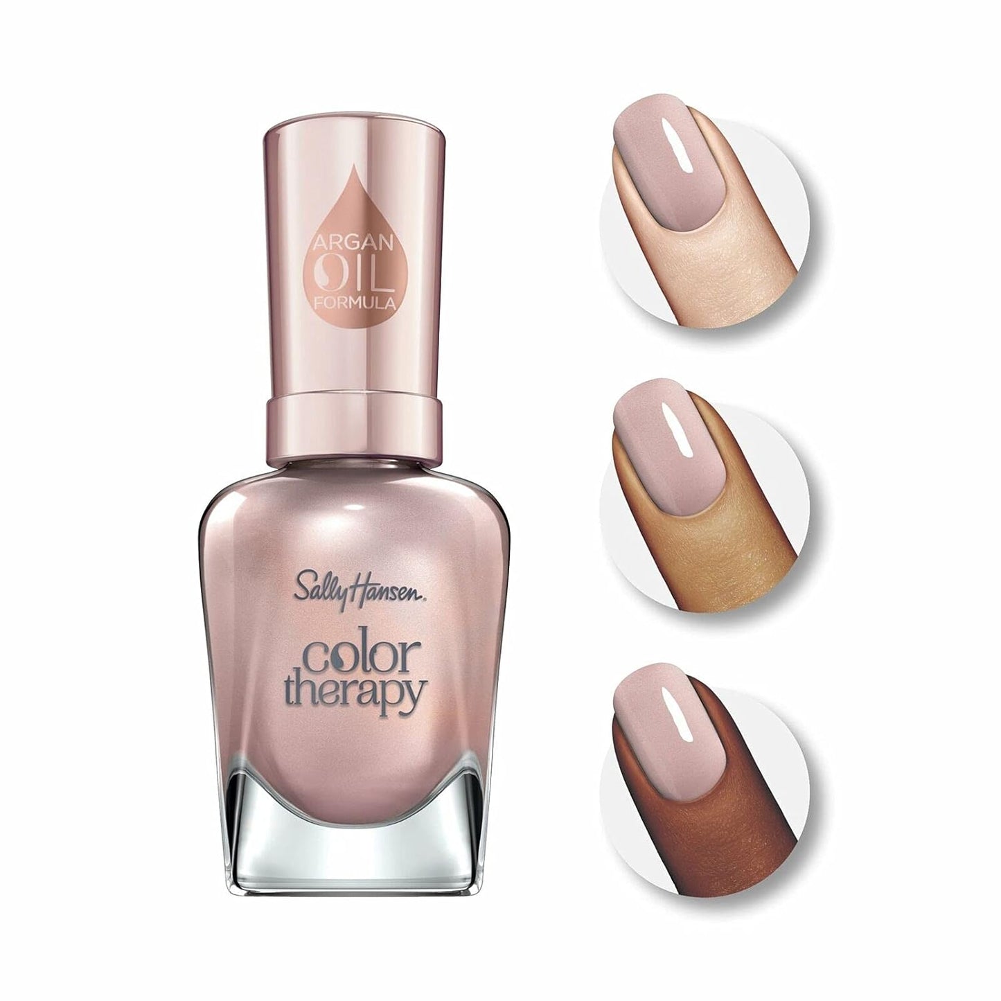 Sally Hansen Color Therapy Nail Polish #200 Powder Room 0.5 oz