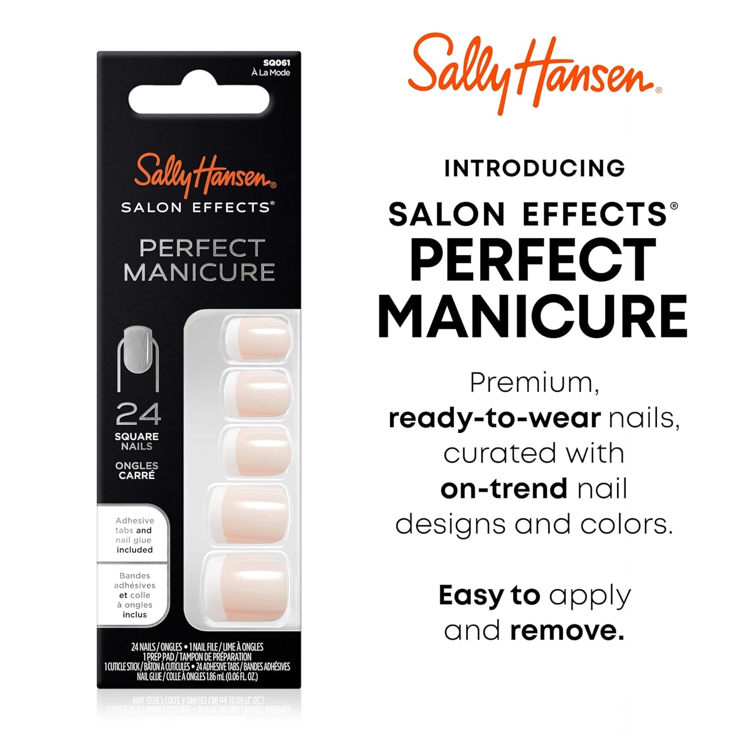 Sally Hansen Perfect Manicure Press On Nails - SQ061 A La Mode