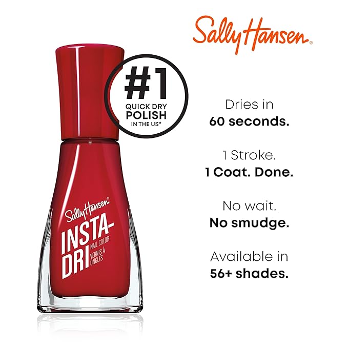 Sally Hansen Insta-Dri Nail Polish #448 Fig Flash 0.31 oz