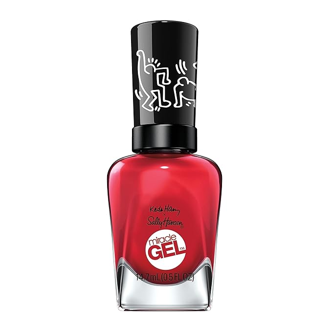 Sally Hansen Miracle Gel Nail Polish #917 Red-iant Baby 0.5 FL Oz