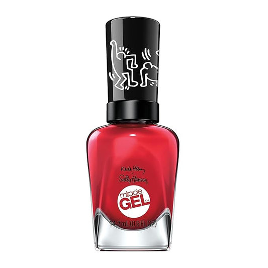 Sally Hansen Miracle Gel Nail Polish #917 Red-iant Baby 0.5 FL Oz