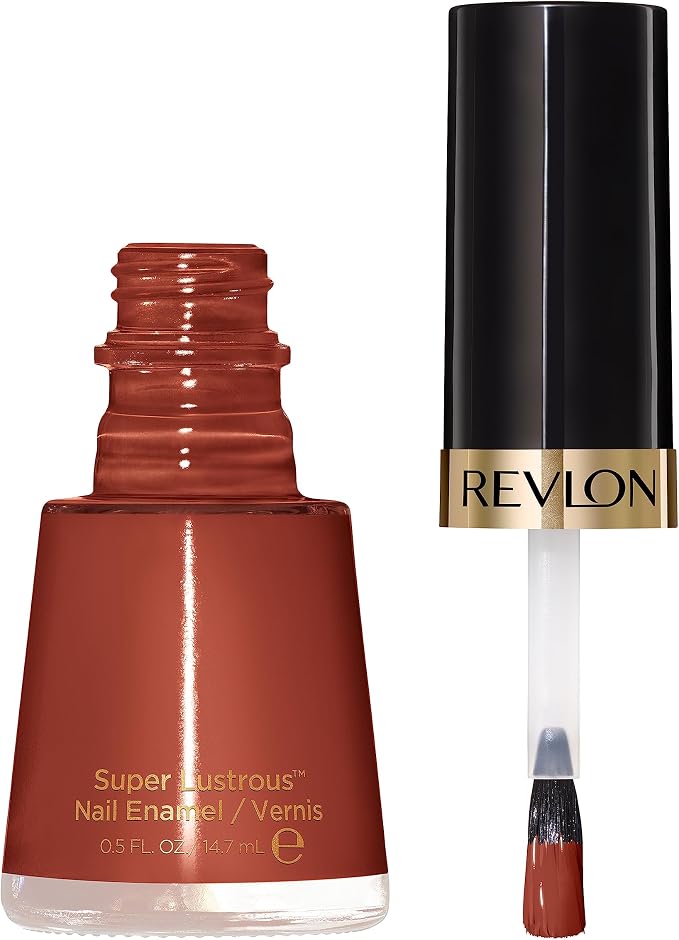 Revlon Super Lustrous Chip Resistant Nail Polish, Totally Toffee, 0.5 fl oz Bottle