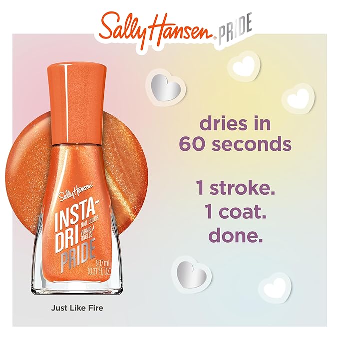 Sally Hansen Insta-Dri Nail Polish #769 Just Like Fire 0.31 oz