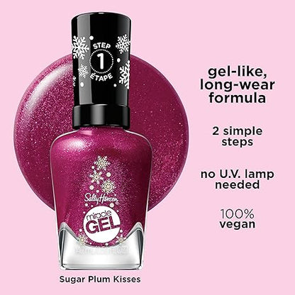 Sally Hansen Miracle Gel Nail Polish #923 Sugar Plum Kisses 0.5 FL Oz