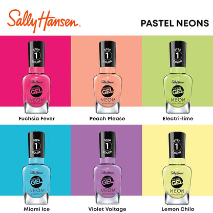 Sally Hansen Miracle Gel Nail Polish #052 Electri-lime 0.5 FL Oz