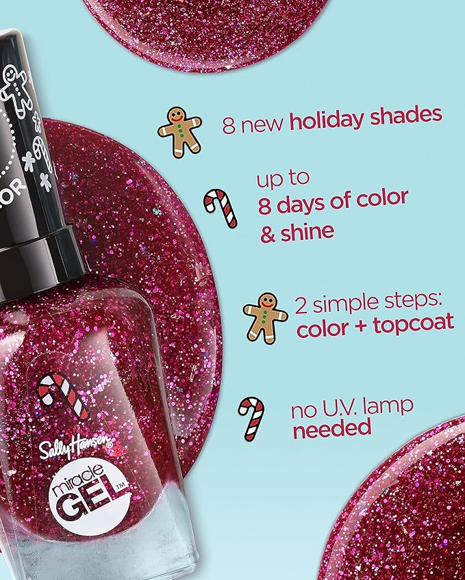 Sally Hansen Miracle Gel Holiday Baking Spirits Bright Duo