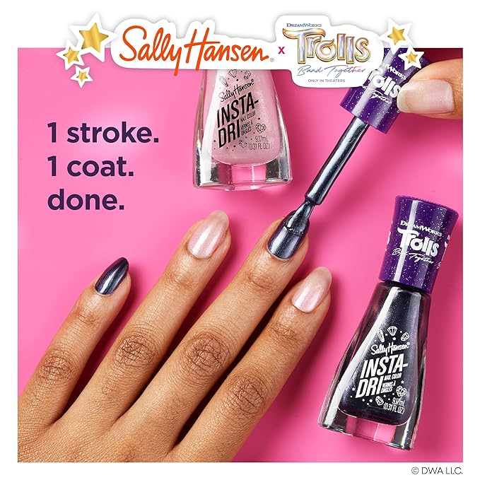 Sally Hansen Insta-Dri x Trolls Nail Polish Duo