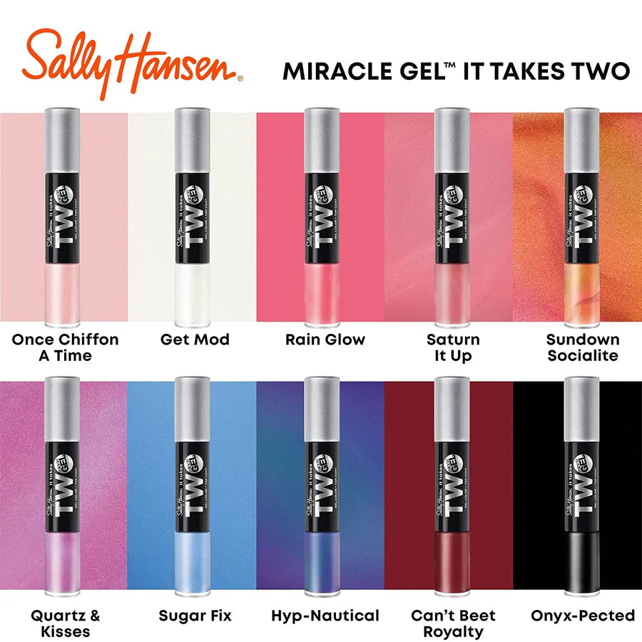 Sally Hansen Miracle Gel It Takes Two #980 Can't Beet Royalty 0.12 oz