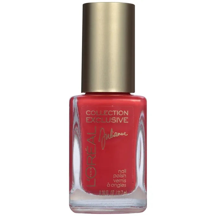 L'Oreal Julianne's Red #718 Nail Polish, 0.39 Fl Oz