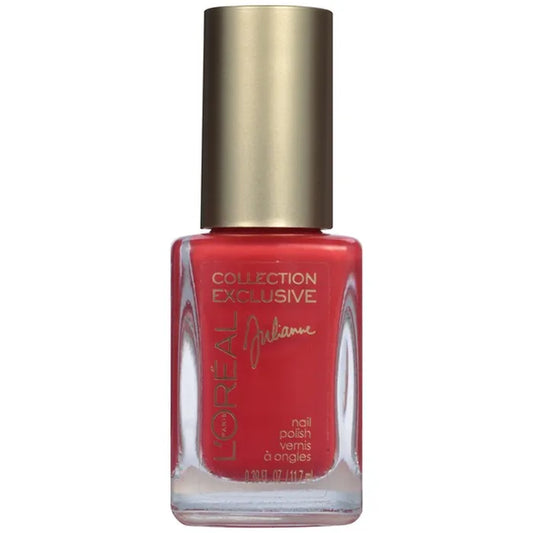 L'Oreal Julianne's Red #718 Nail Polish, 0.39 Fl Oz