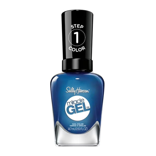 Sally Hansen Miracle Gel Nail Polish #646 Blues Cruise 0.5 FL Oz