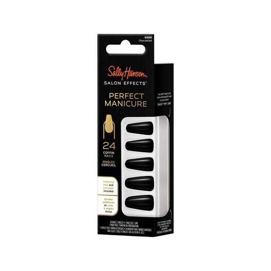 Sally Hansen Perfect Manicure Press On Nails - Onyx-pected
