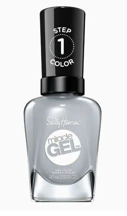 Sally Hansen Miracle Gel Nail Polish #799 Greyfitti 0.5 FL Oz Sally Hansen