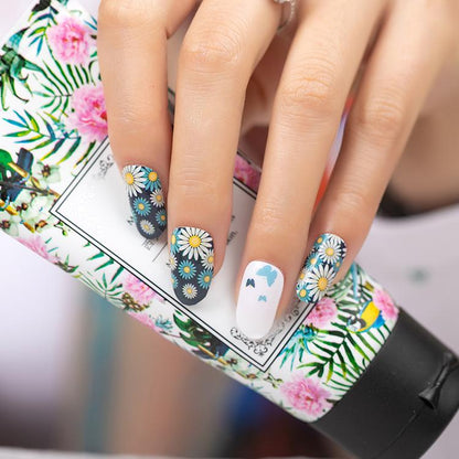 Candied Nails Nail Polish Stickers - Daisy's and Butterflies