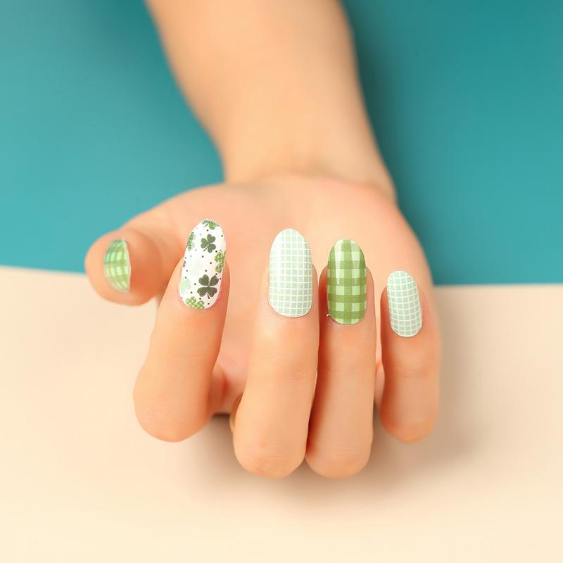 Candied Nails Nail Polish Stickers - Irish Luck
