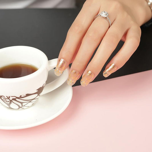 Candied Nails Nail Polish Stickers - Solid Gold