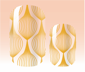 Candied Nails Nail Polish Stickers - Solid Gold