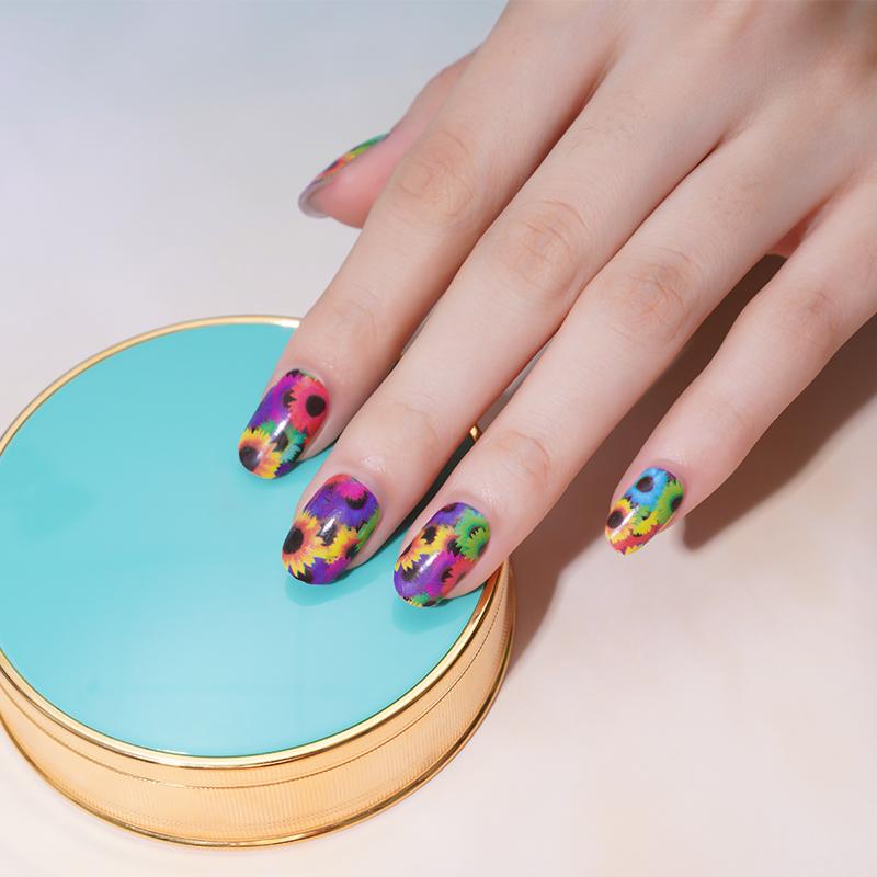 Candied Nails Nail Polish Stickers - Sunflower Colors
