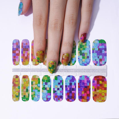 Candied Nails Nail Polish Stickers - Puzzled