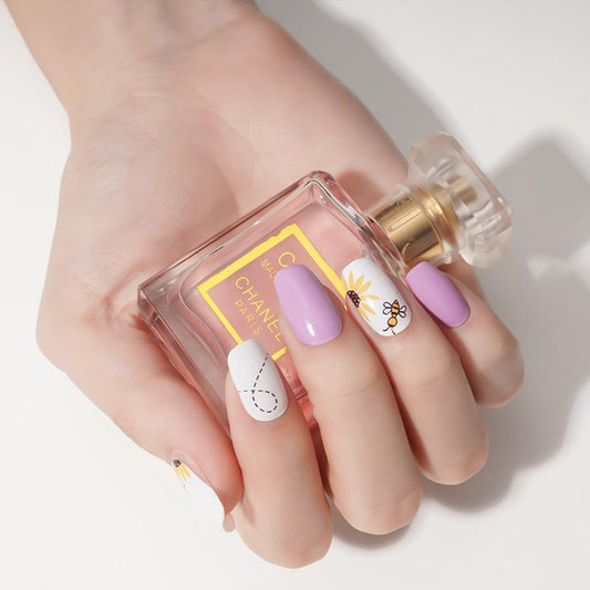Candied Nails Nail Polish Stickers - Honey Bee