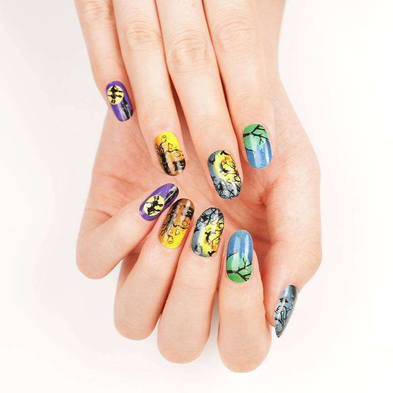 Candied Nails Nail Polish Stickers - Spooky Halloween