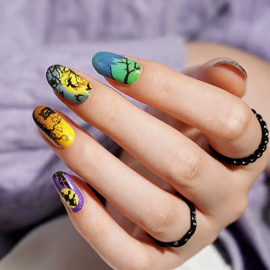 Candied Nails Nail Polish Stickers - Spooky Halloween