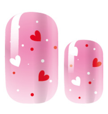Candied Nails Nail Polish Stickers - Hearts